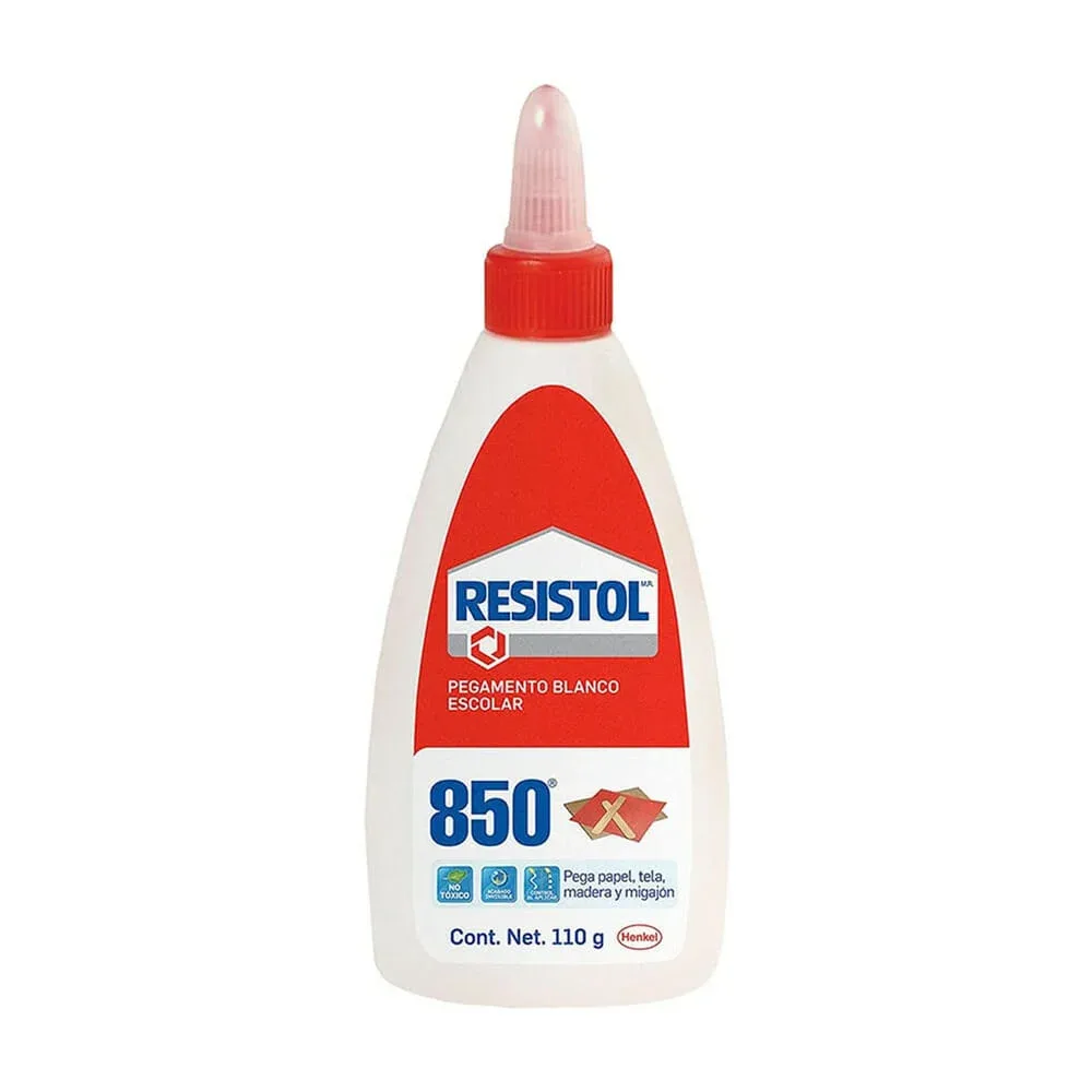 1pza Pegamento resistol líquido blanco multiusos henkel 850, 110g
