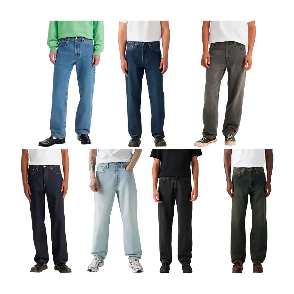 Pantalón levis original de mezclilla corte 568 stay loose, variedad de modelos