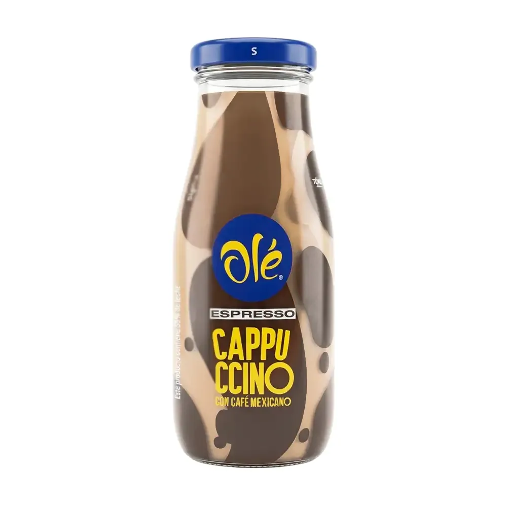 1pza Café olé espresso sabor cappuccino con café mexicano, 281ml / 070198