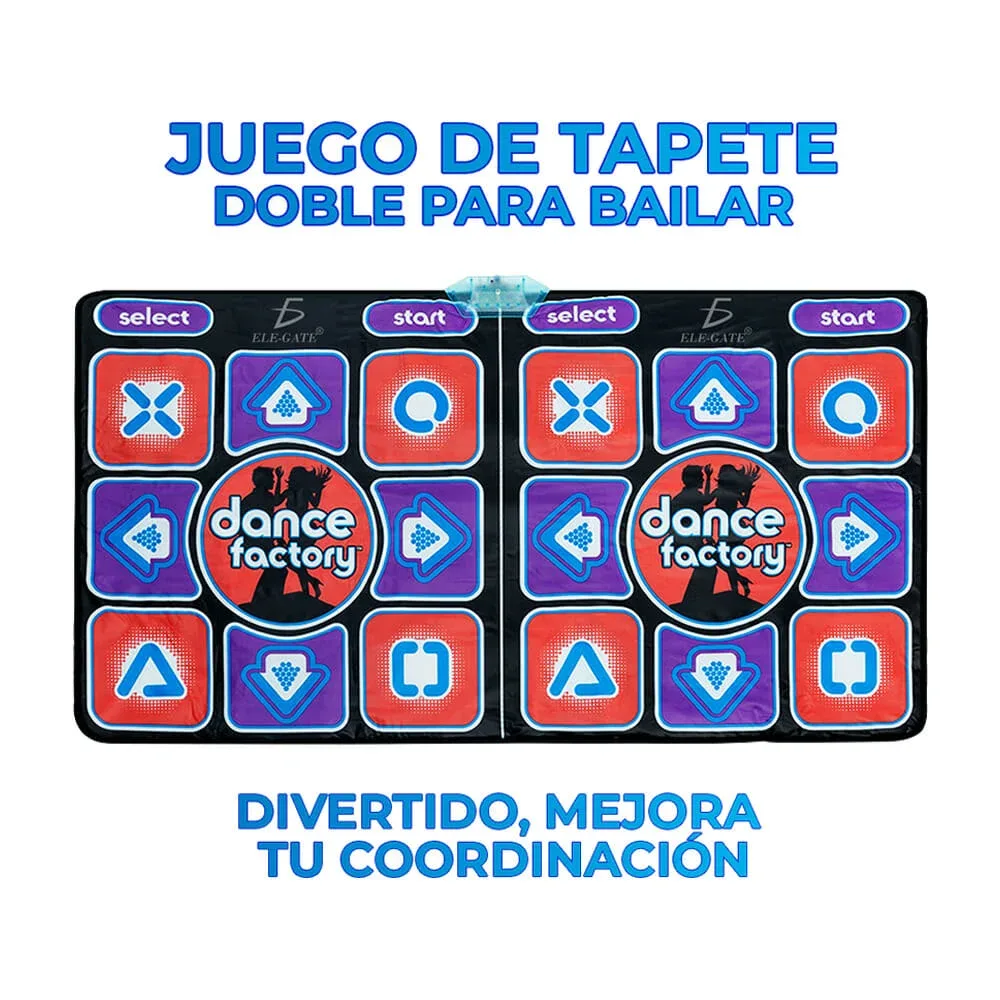 Tapete / alfombra doble alámbrica de baile y juegos / jug.32b2208