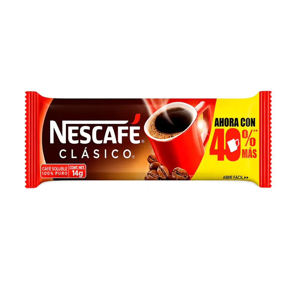 1pza Sobre Nescafé clásico de 14g / 911783