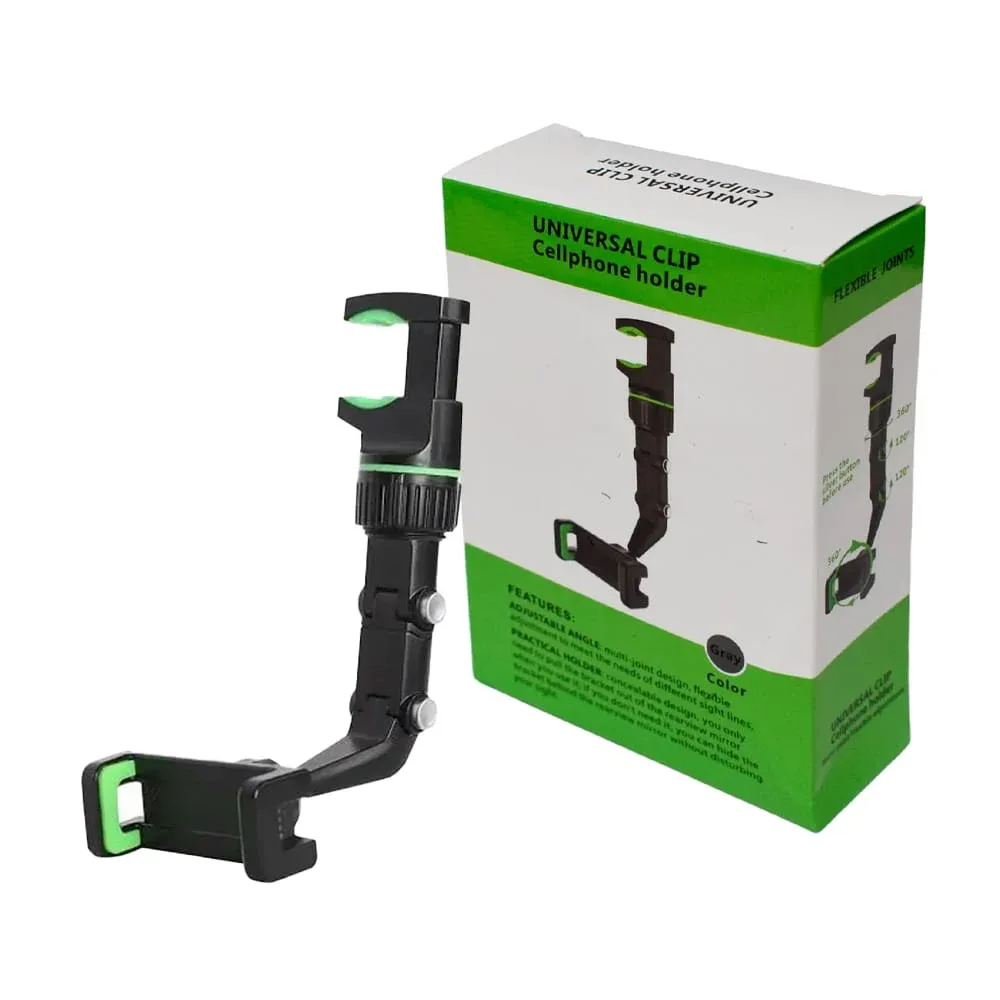 Porta celular para espejo retrovisor, brazo ajustable / xz-6202