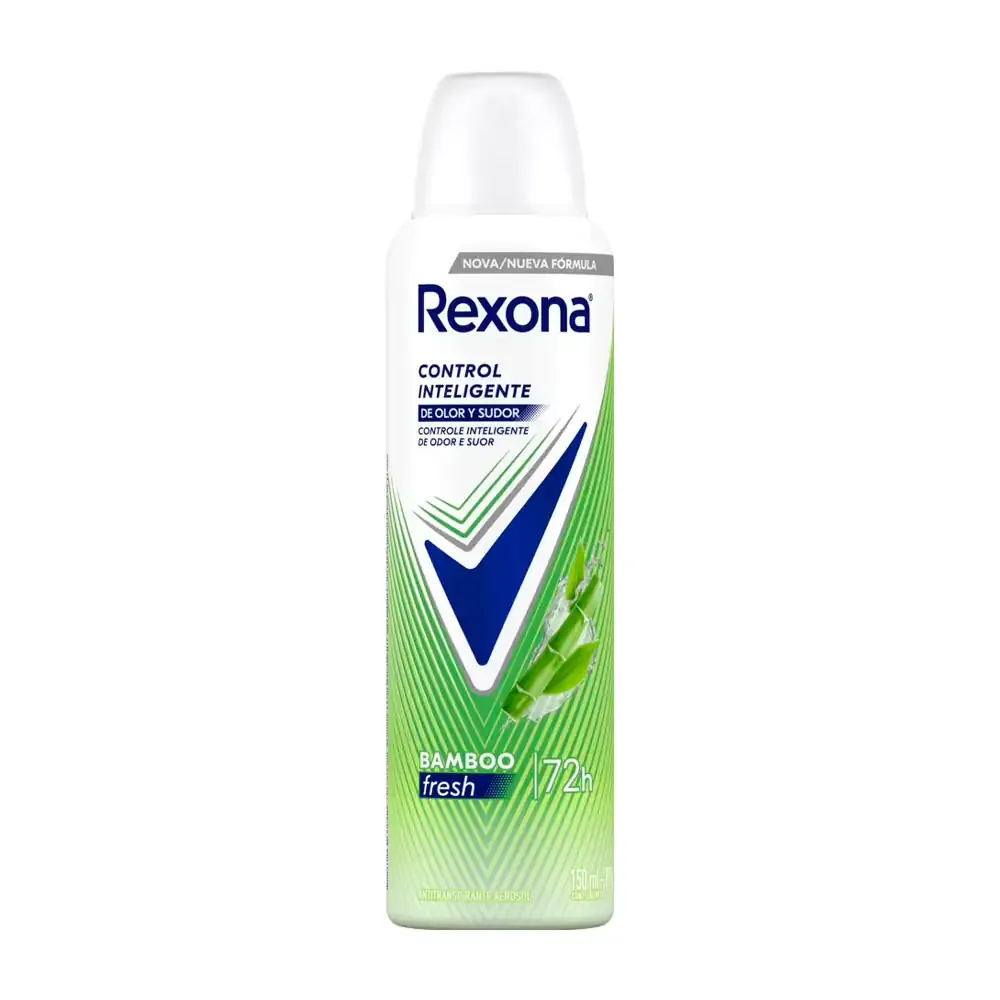 1pza Desodorante antitranspirante rexona en aerosol, aroma bamboo fresh, 150ml
