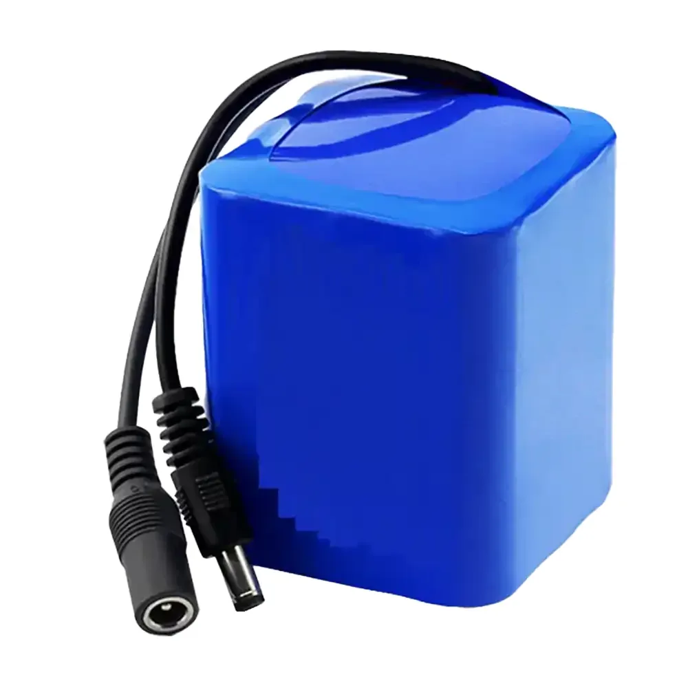 Batería gengxin recargable de 6000mah con entrada y salida dc, 12.6v