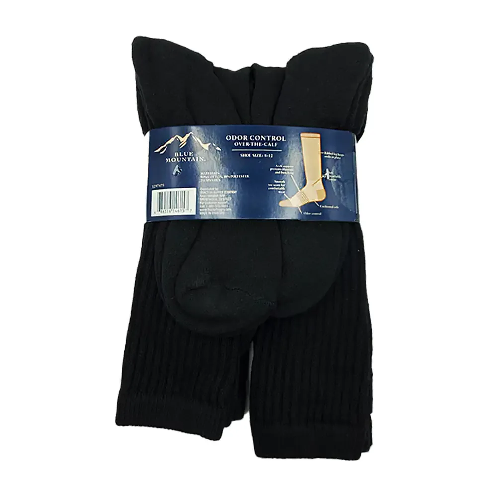 Paquete con 6 pares de calcetines calcetas blue mountain para trabajo, variedad