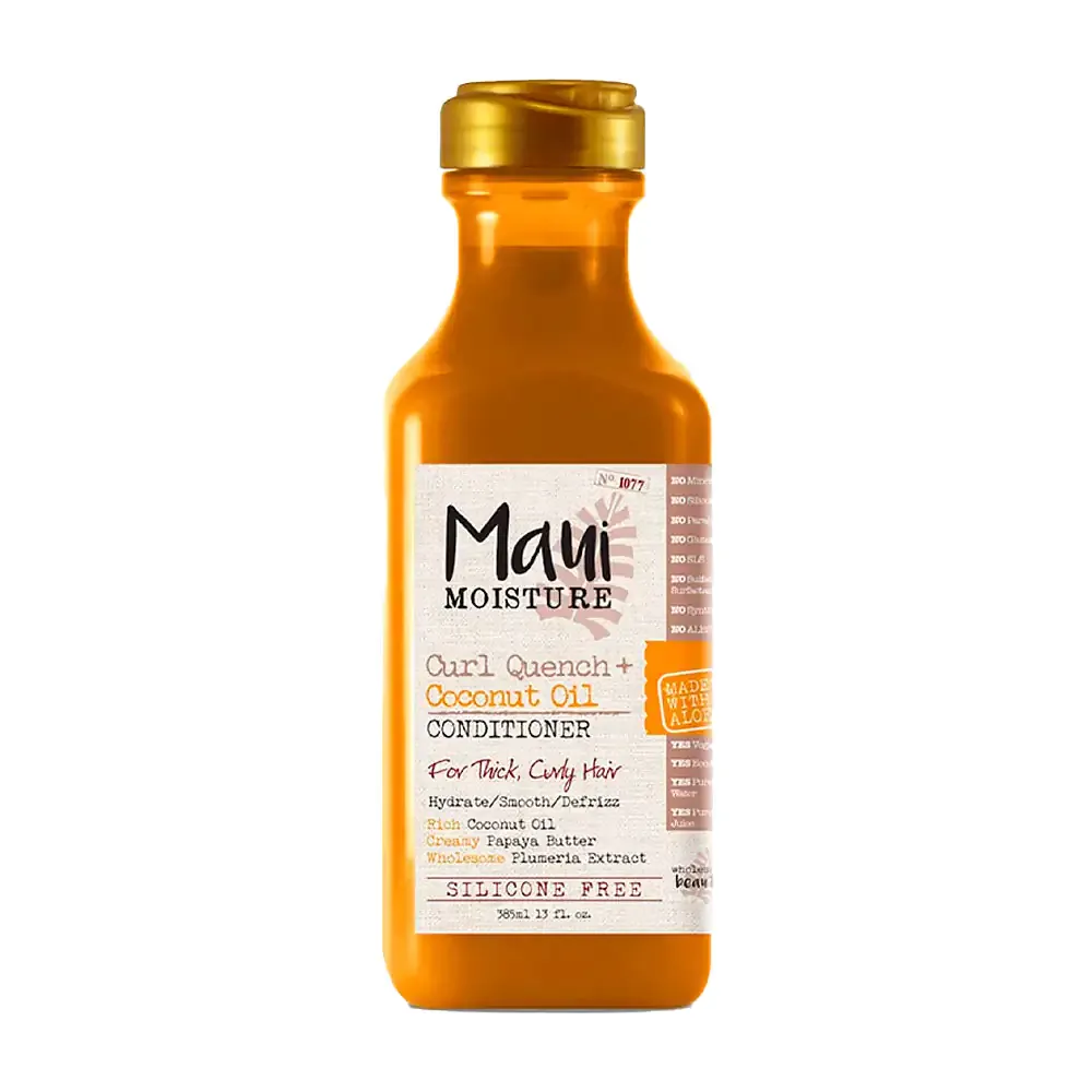 acondicionador maui de 385ml con aceite de semilla de cáñamo para brillo capilar