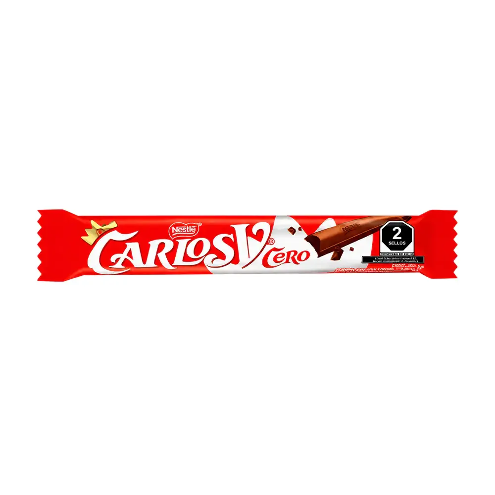 1pza chocolate carlos v stick sin azúcar cero, 8g / 645418