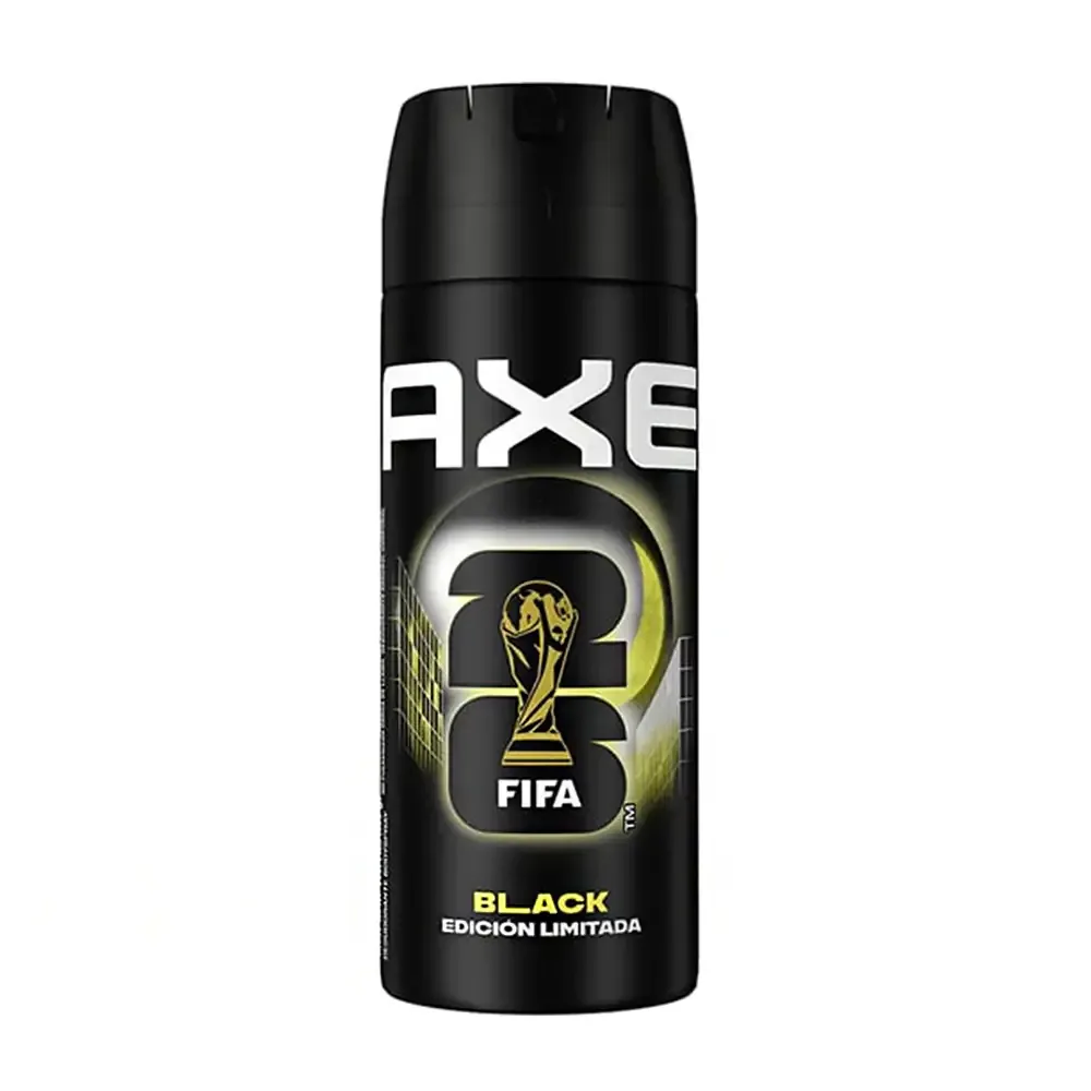 1pza Desodorante axe en aerosol, aroma black, 150ml