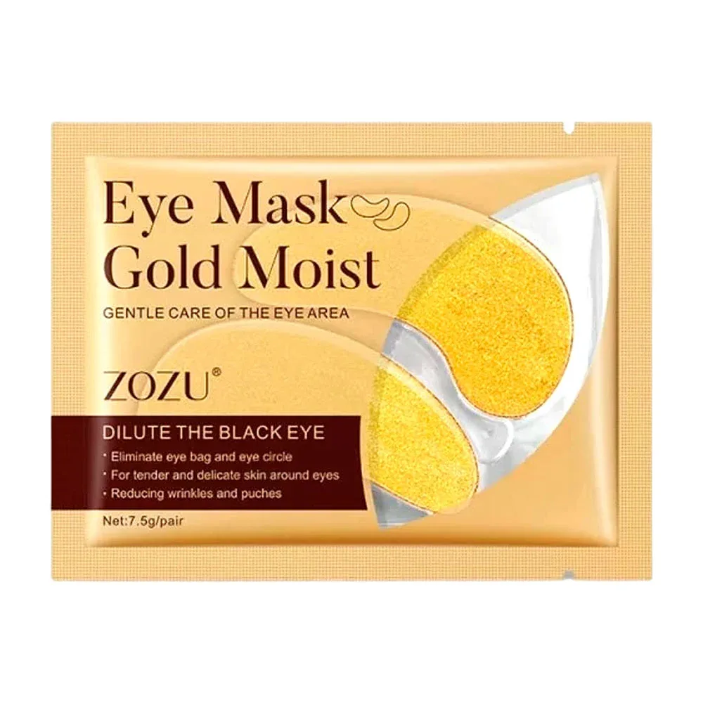Mascarilla de gel zozu para los ojos con extracto de oro, 7.5g / zozu00810