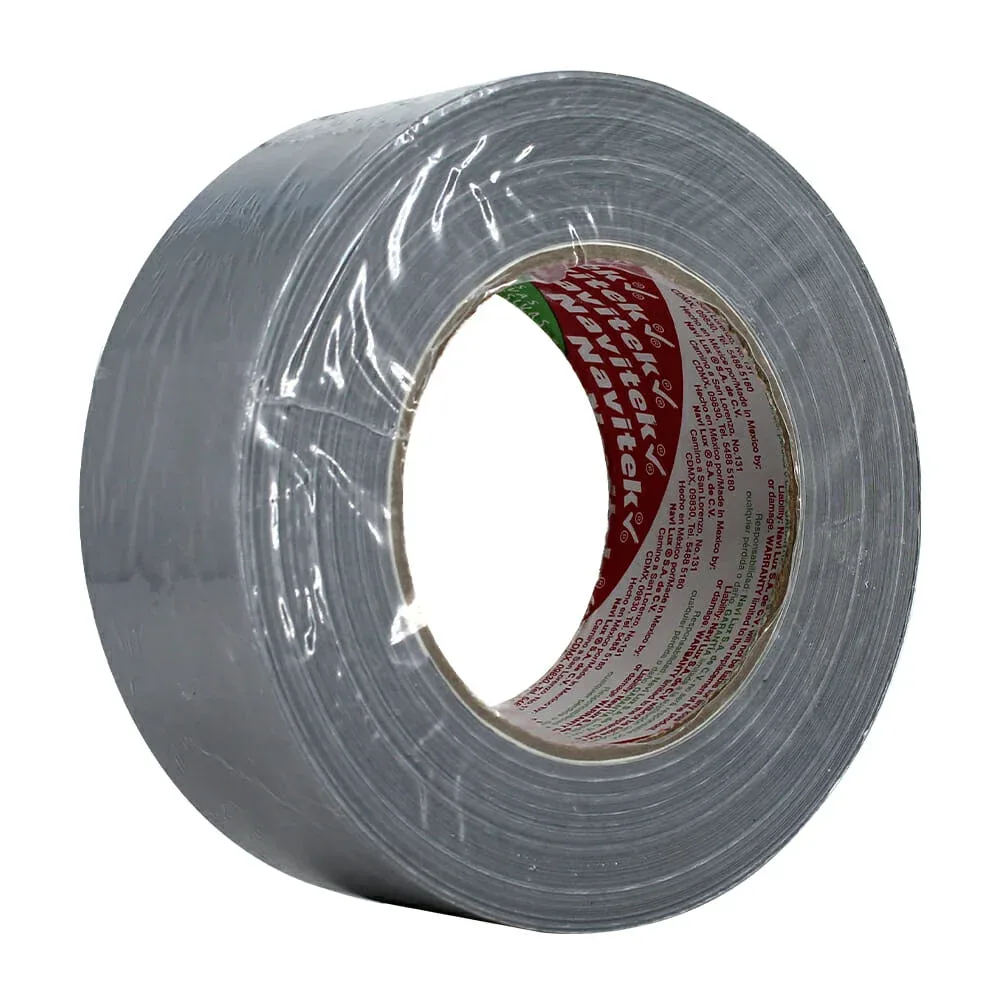1pza Cinta multiusos duct tape navitek color gris de 50 metros con ancho de 48mm / 541561