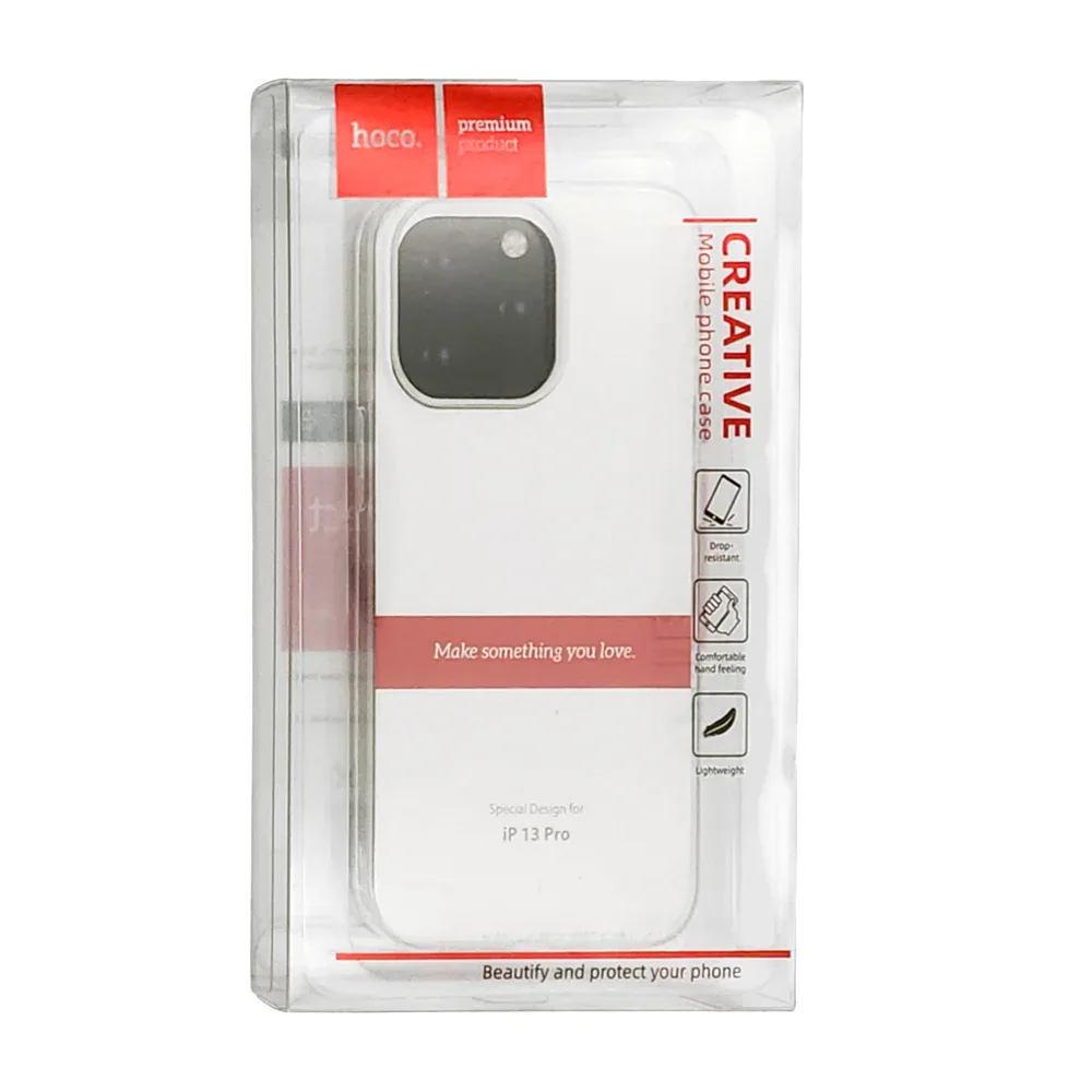 Funda protectora para iphone 13 pro de silicón traslúcida - transparente / beautify and protect your phone / 757197 / creative case