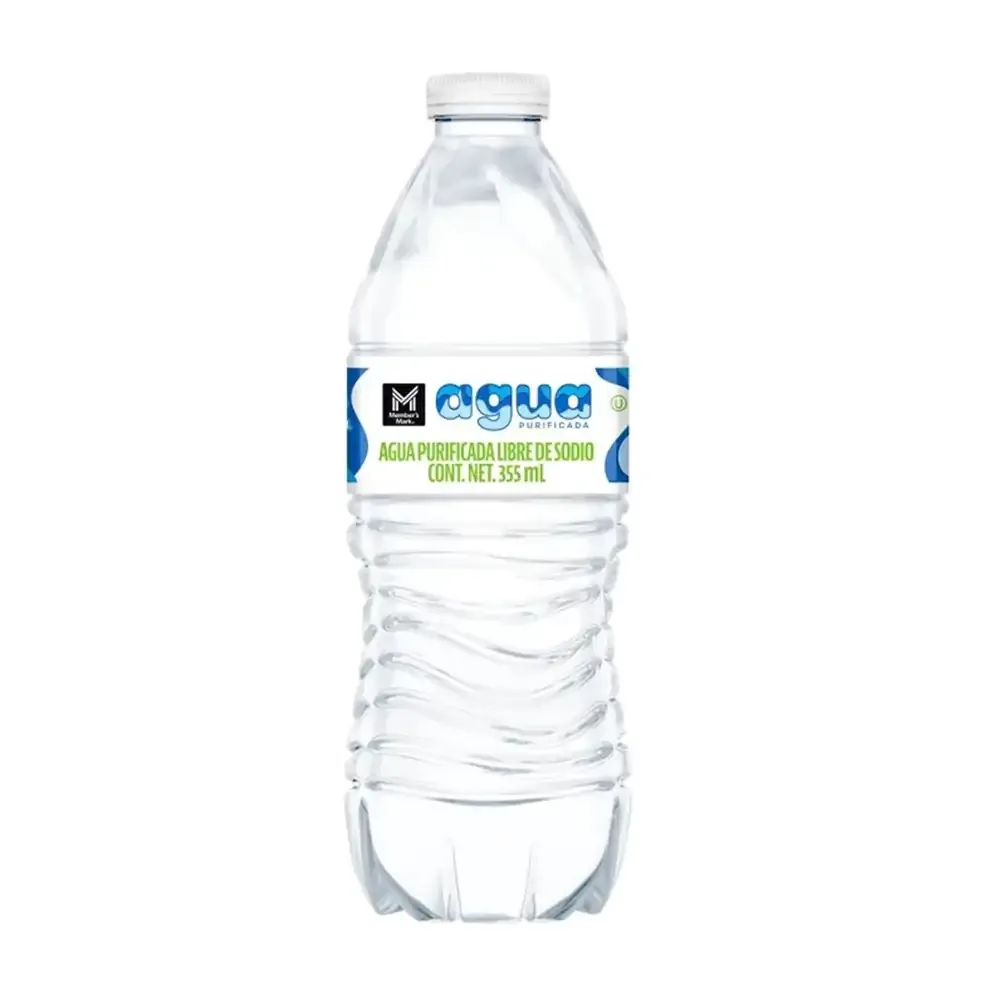 1pza botella de agua con 355ml libre de sodio / 041837