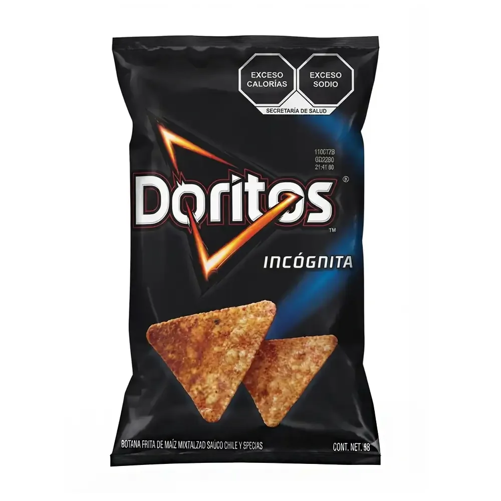 1pza Bolsa de doritos incógnita de 58g / 123878