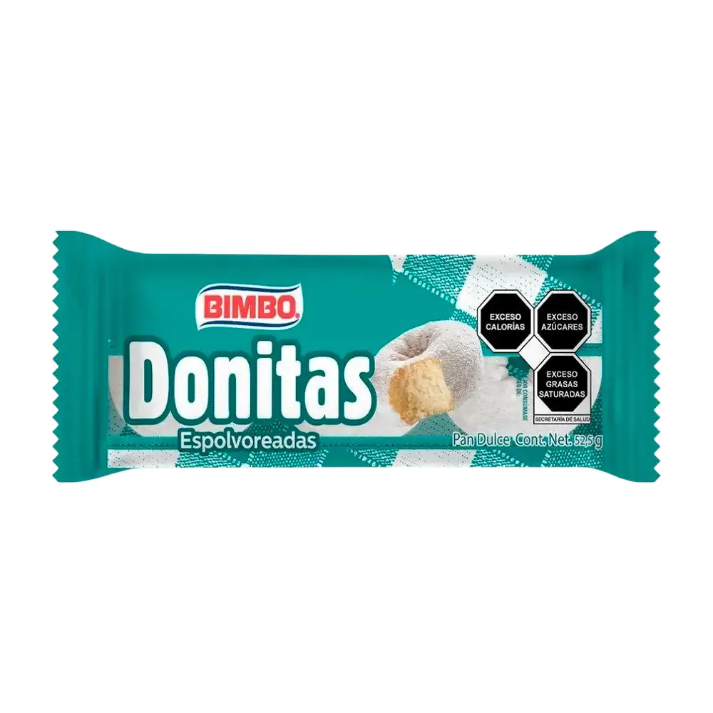 1pza Donitas bimbo espolvoreadas con azúcar glass, 52g / 020920
