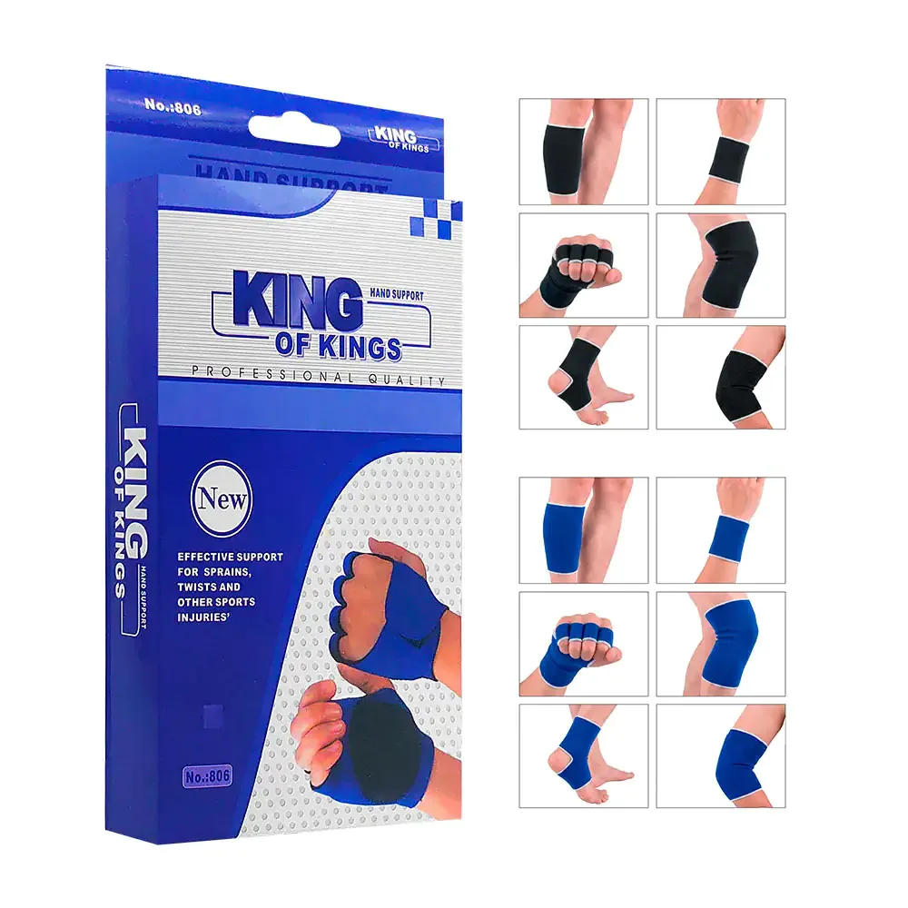 Par de guantes de compresión sin dedos con palma antideslizante, variedad de colores