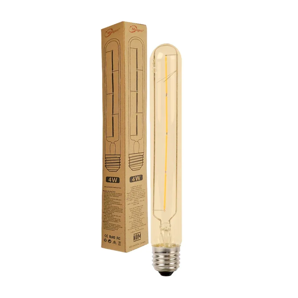 Foco lámpara vintage larga maigoo de 4w / mg07403