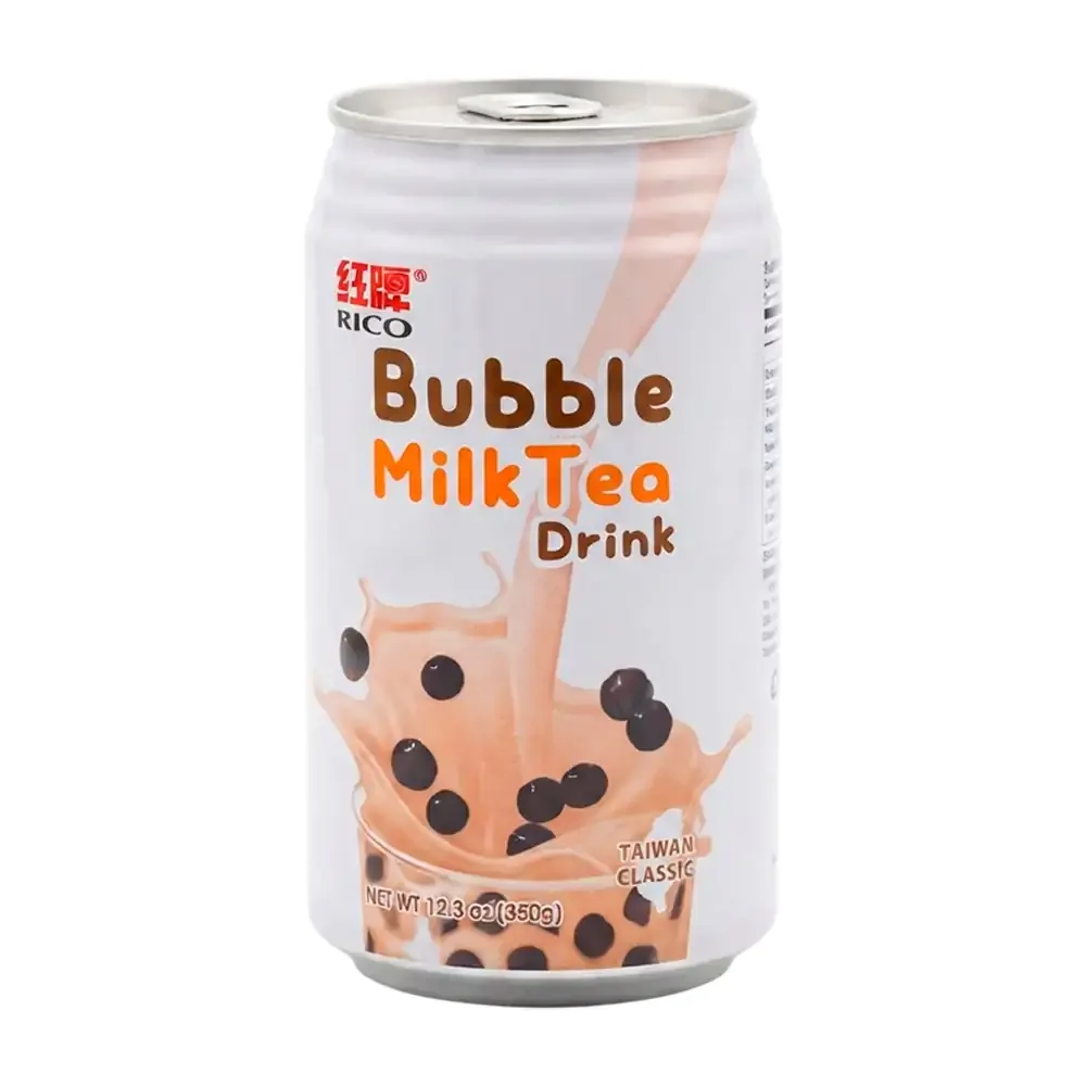 Bebida coreana en lata bubble tea drink con sabor a leche de 350ml