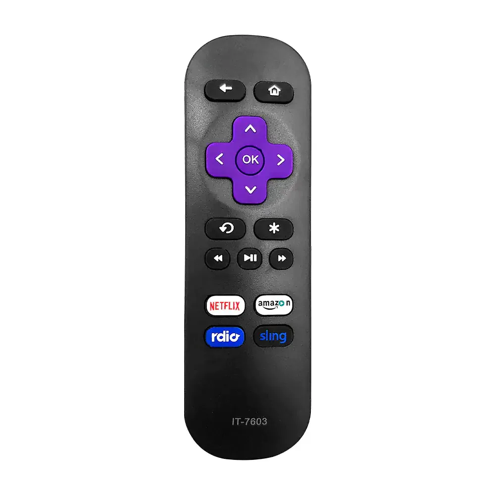 Control remoto universal para smart tv compatible con 4 canales de stream / it-7603
