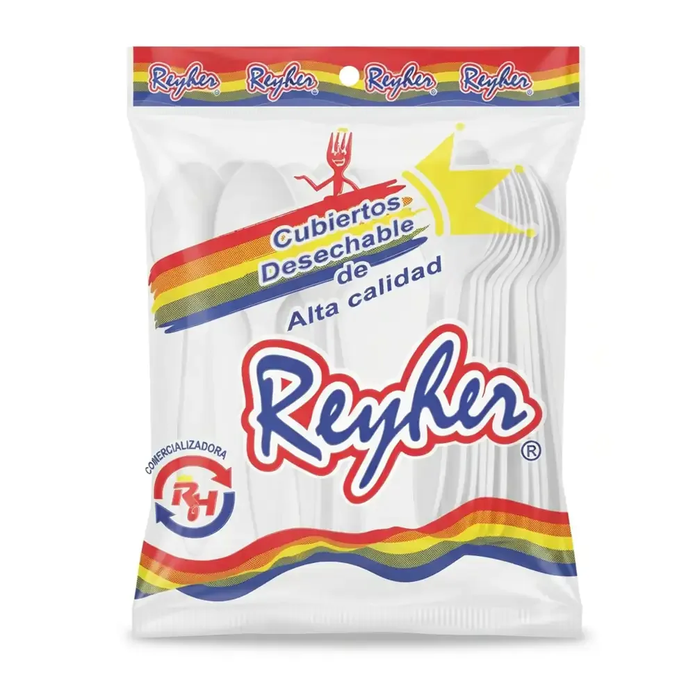 Paquete de cucharas chicas desechables reyher / cuchara-ch