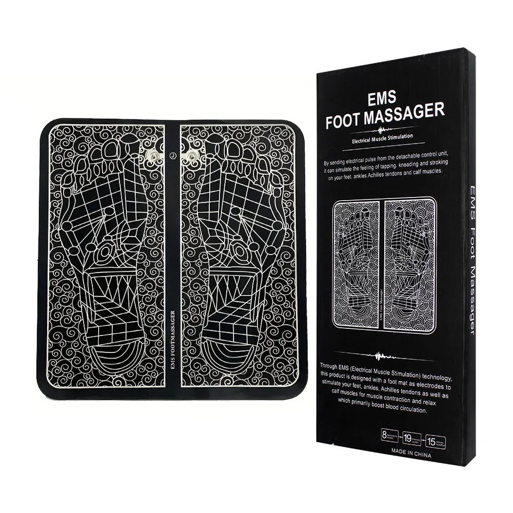 Masajeador eléctrico estimulador para pies + control / 81064 / ems foot massager / 81062 / 81063 / 23-amq-019