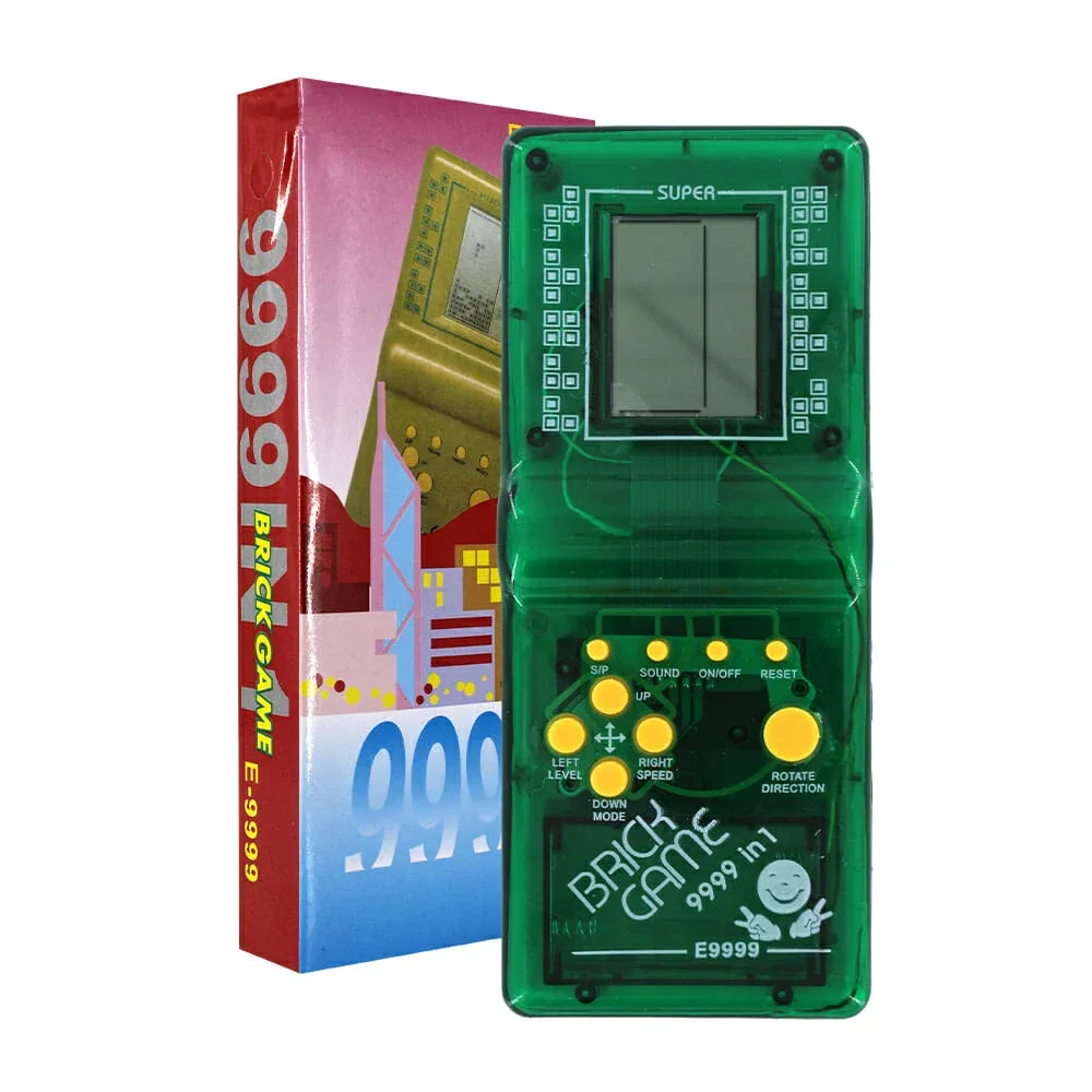 Consola retro de plástico con 9999 juegos, variedad de colores / e-9999 / ty-1208 / tt093 / lc-d0086