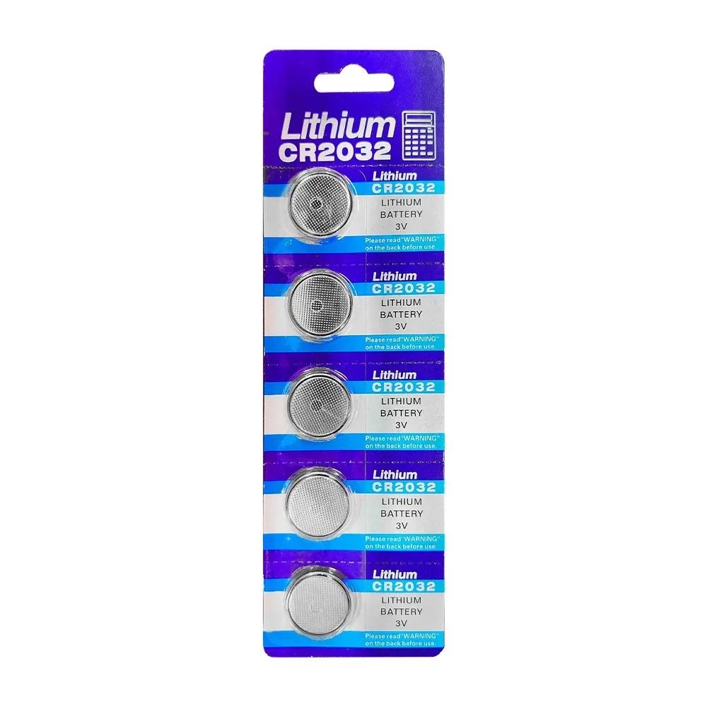 Blíster 5 pilas baterías de litio lithium cr2032 para calculadora, 3v / 201458
