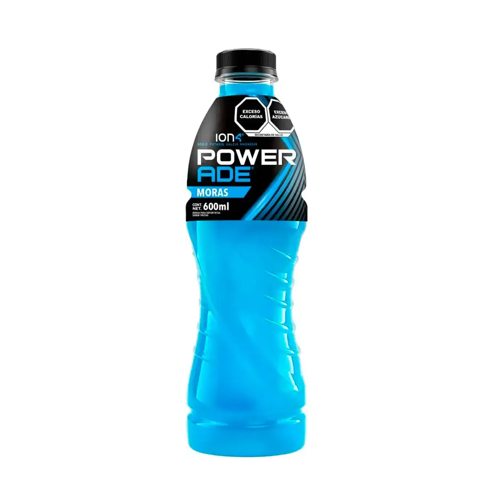 Bebida hidratante powerade sabor moras, 500ml / 329267