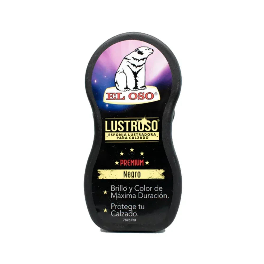 Esponja lustradora el oso para calzado en color negro / 7675 / 8146a