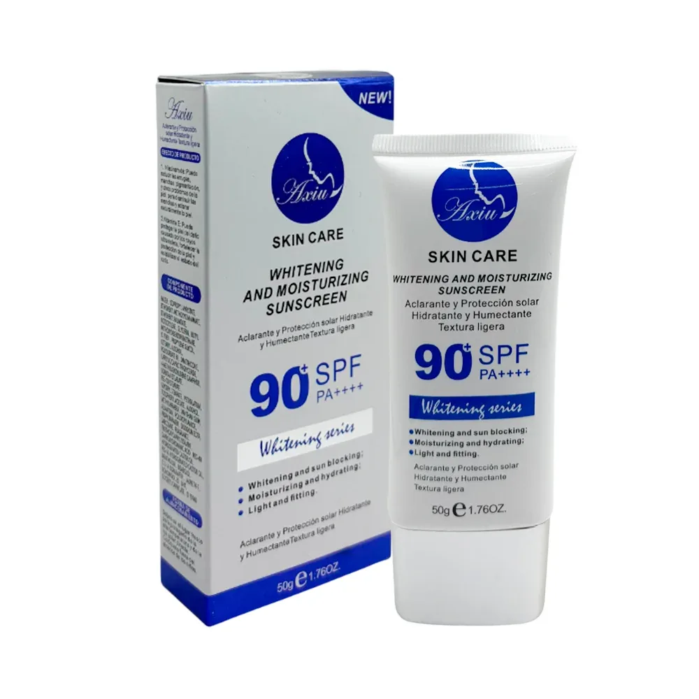 Protector solar axiu fps90+ y pa++++, hidratante y aclarante, 50g / hfs5048x