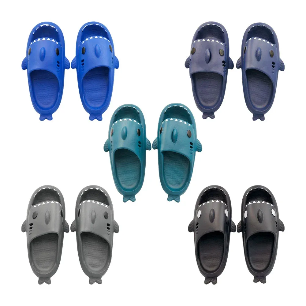 Par de sandalias / chanclas con diseño de tiburón unisex, varias tallas