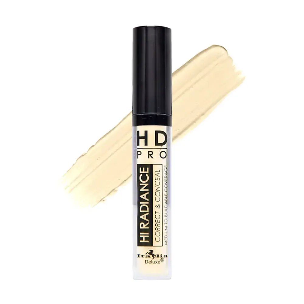 1pza corrector liquido italia deluxe en tono amarillo claro, 3.5ml / 885b-2b