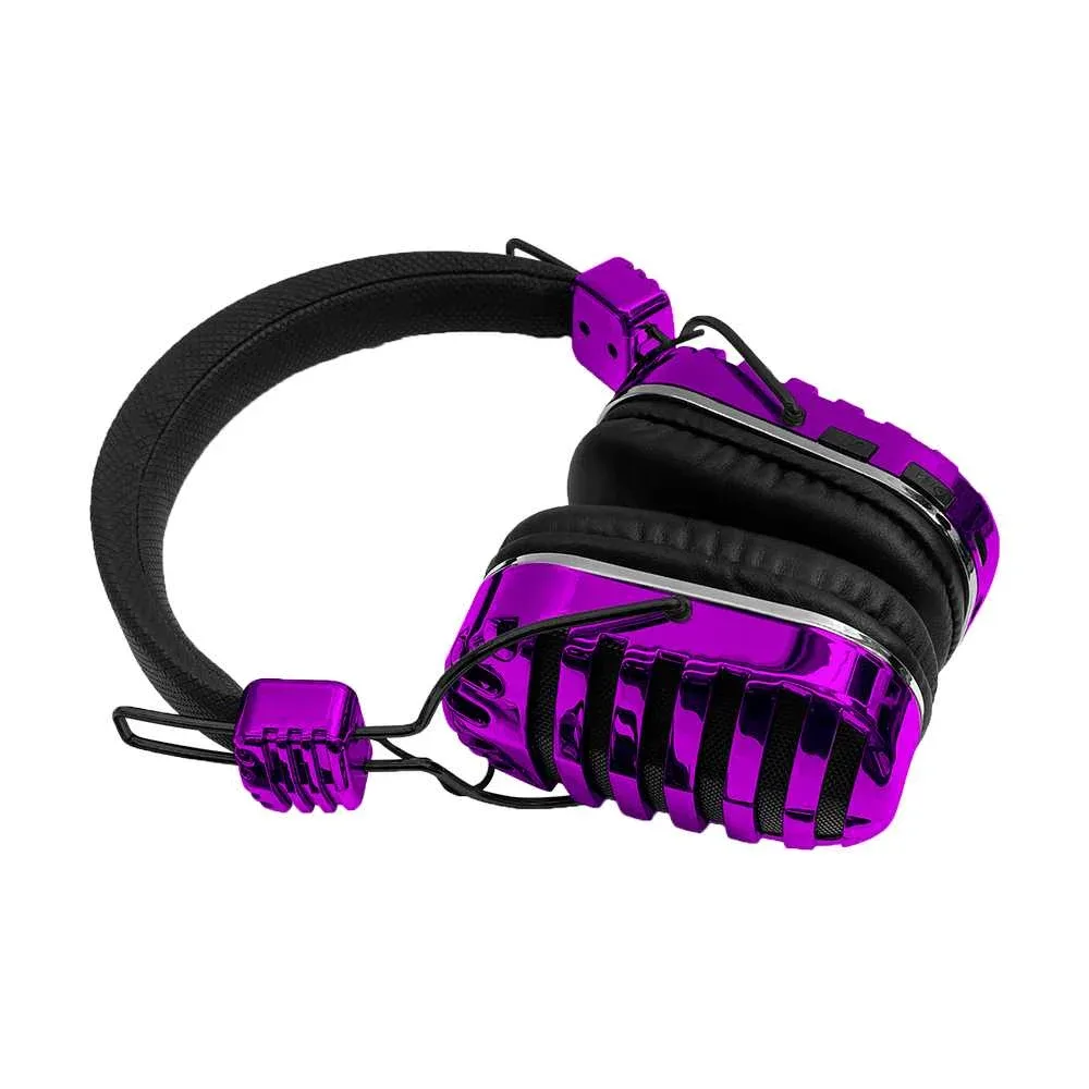 Audífonos maiz inalambricos de diadema con forma de micrófono, variedad de colores / bej-062