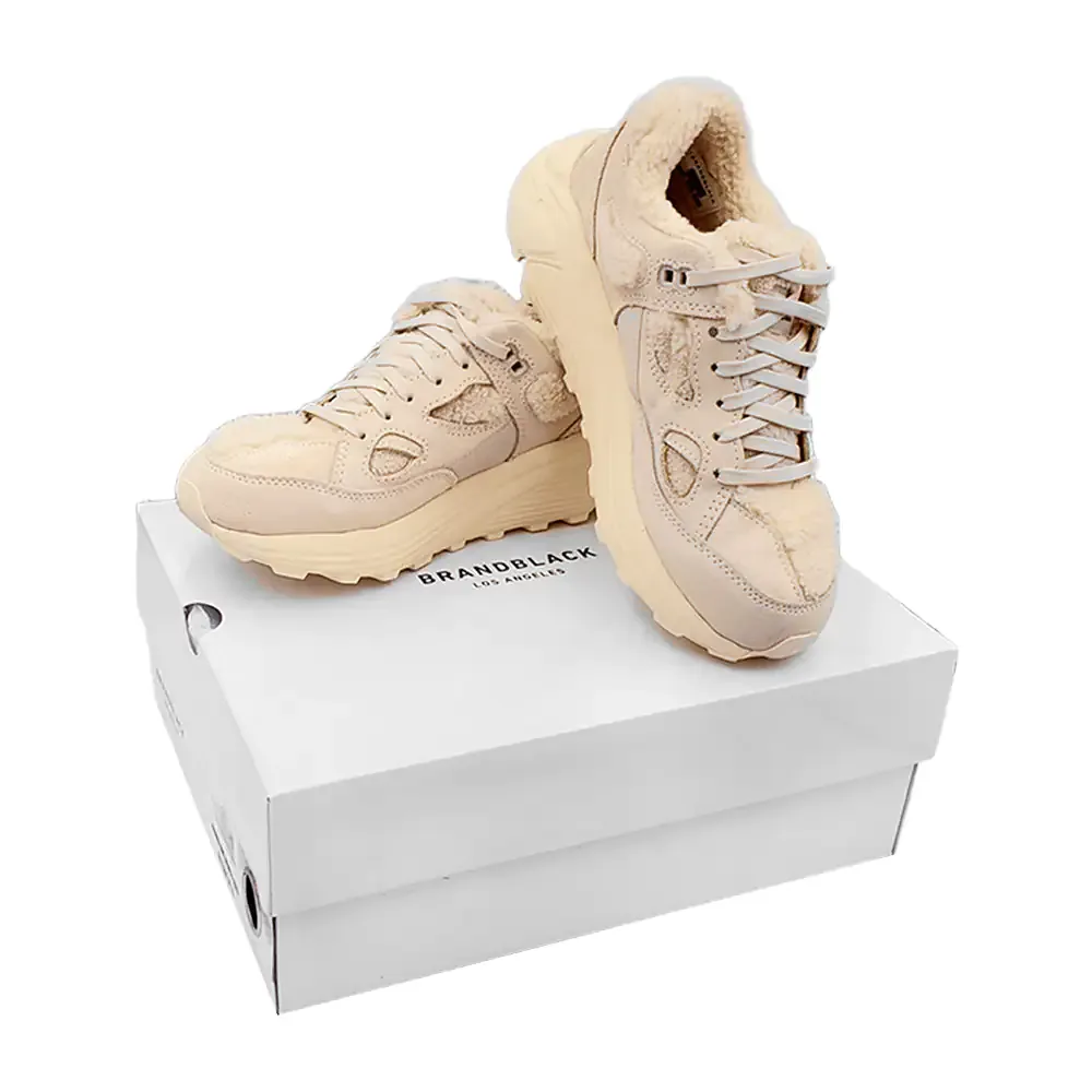 Par de tenis brandblank modelo aura 130 shearling, unisex, variedad de tallas