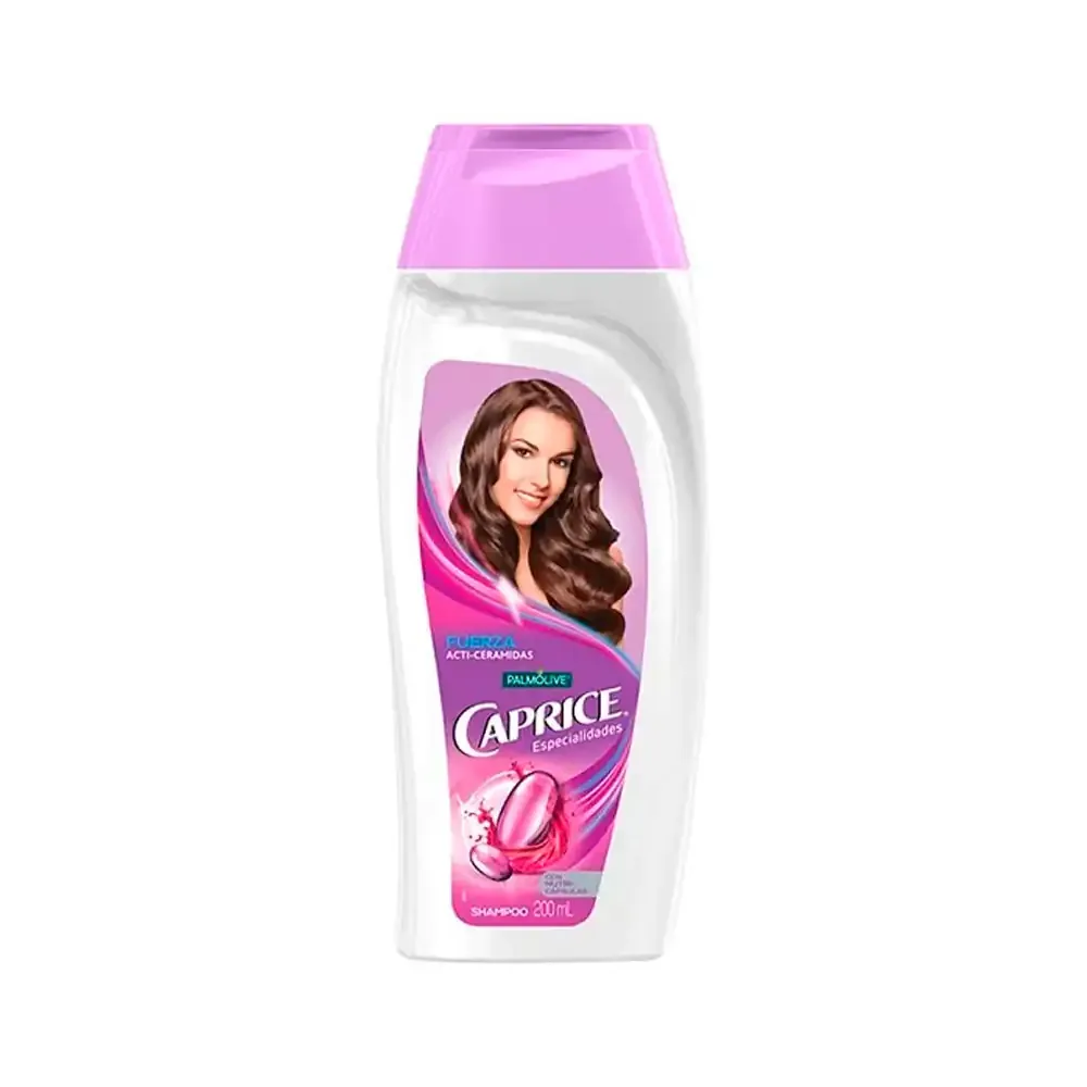 1pza botella de shampoo caprice fuerza anti ceramidas, 200ml / 073033