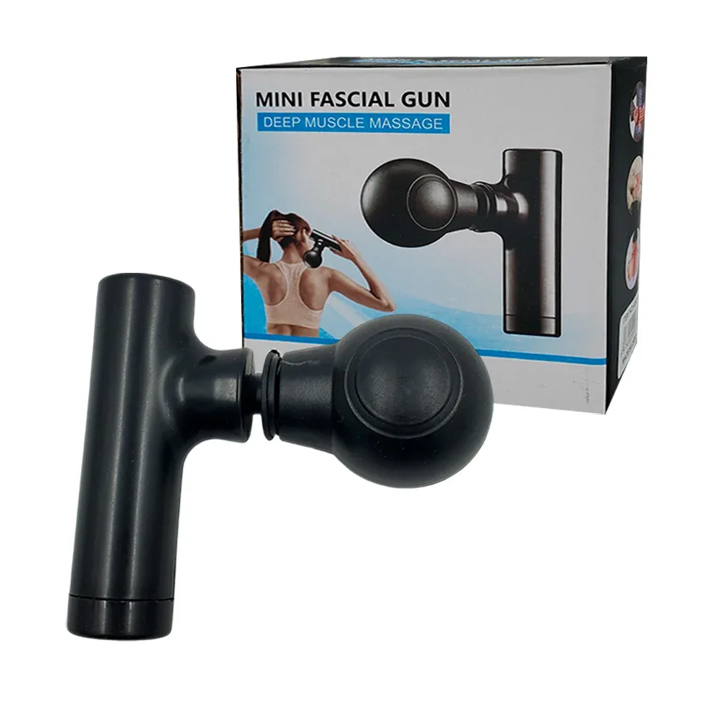 Mini pistola masajeadora recargable portátil para músculos / mini fascial gun