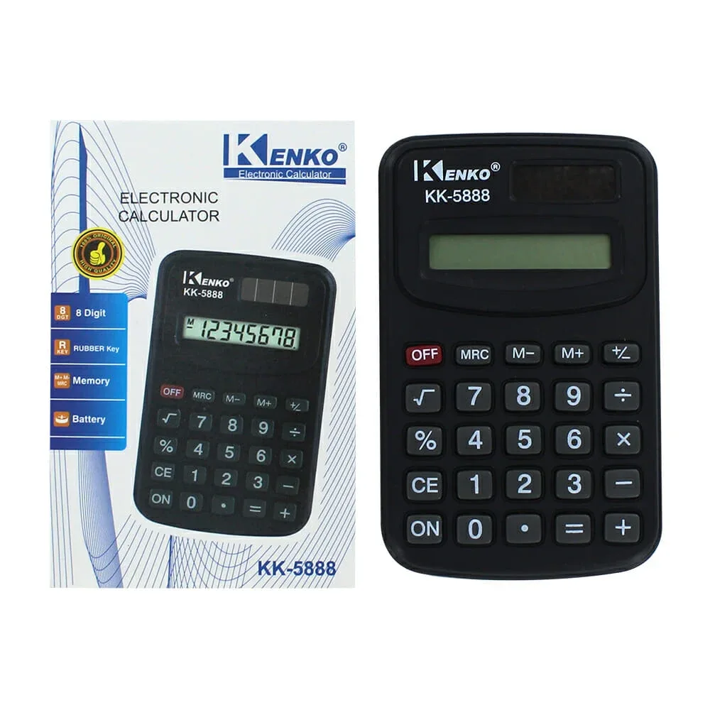 Calculadora electrónica kenko con pantalla de 8 dígitos / kk-5888