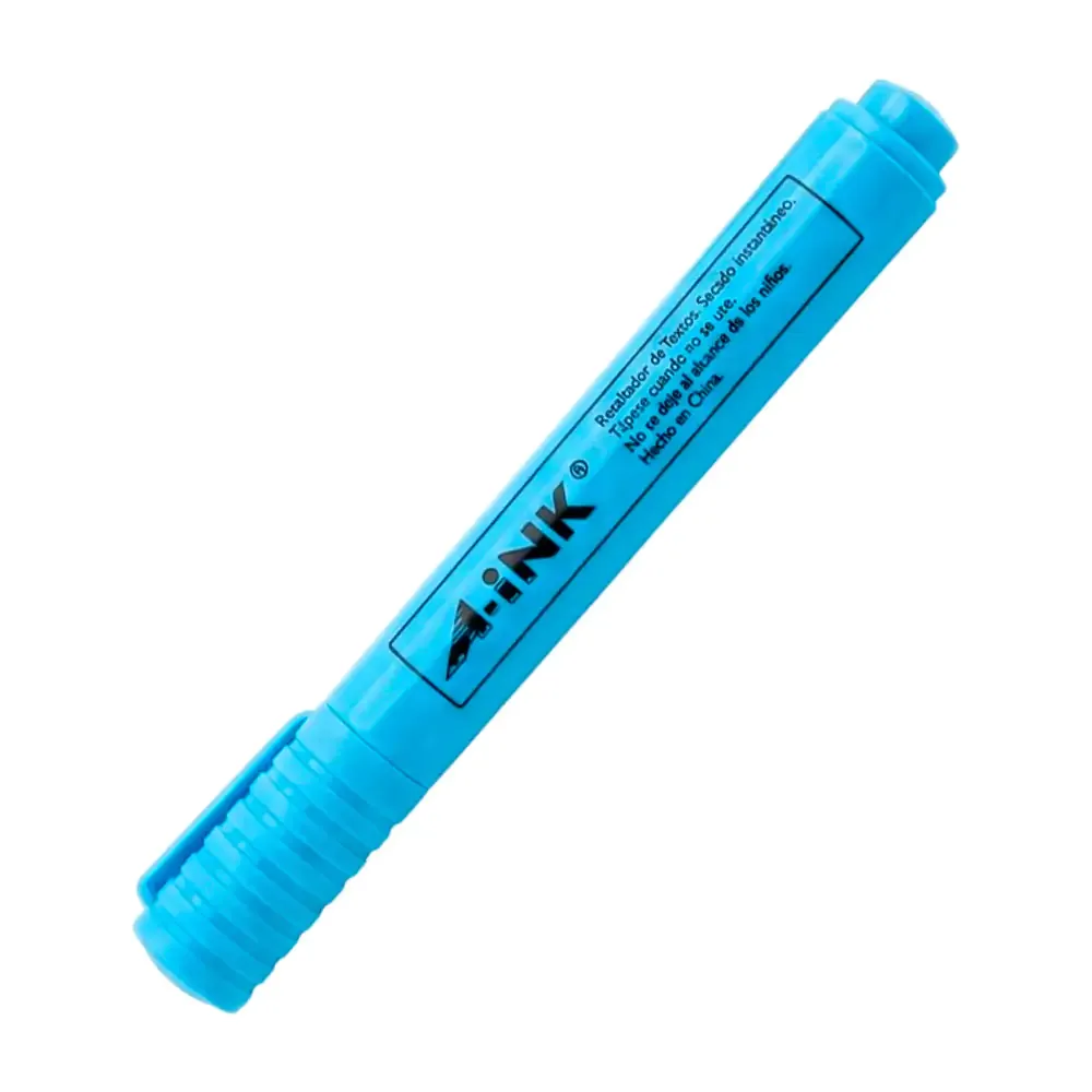 Marcador A-iNK, punta cincel, color azul / AHB 12-AZ