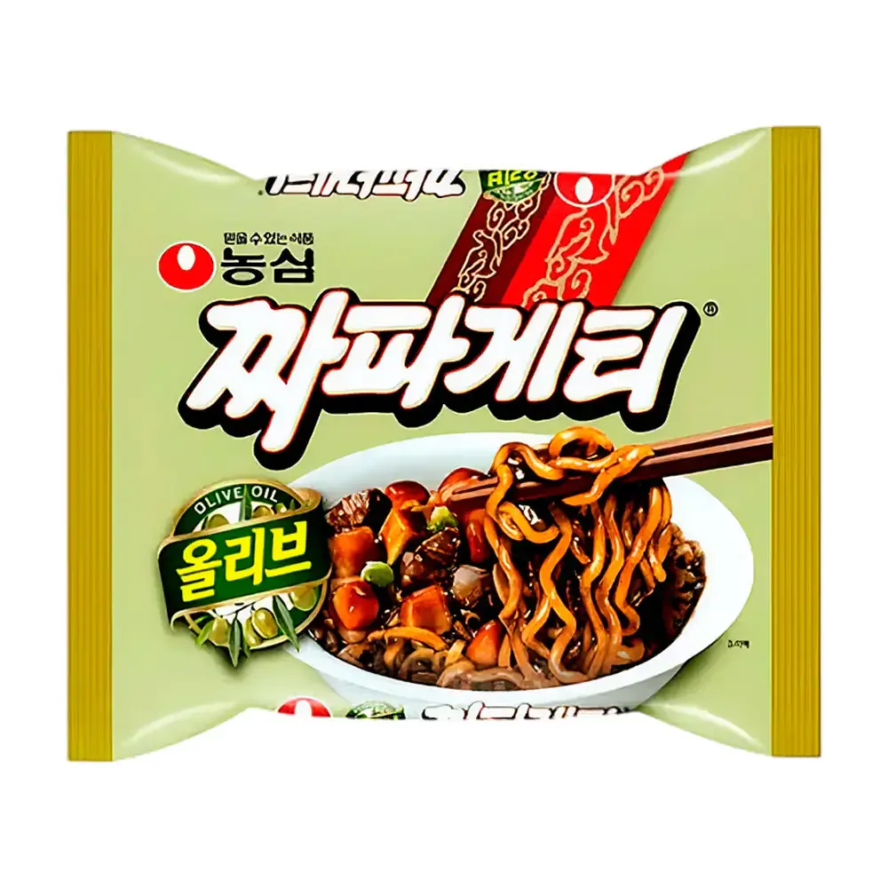 Fideos instantáneos chapagetti original con aceite de oliva, 140g / chapagetti