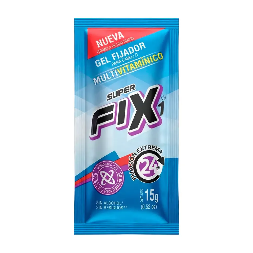 1pza gel super fix fijador para cabello 15g / 615983