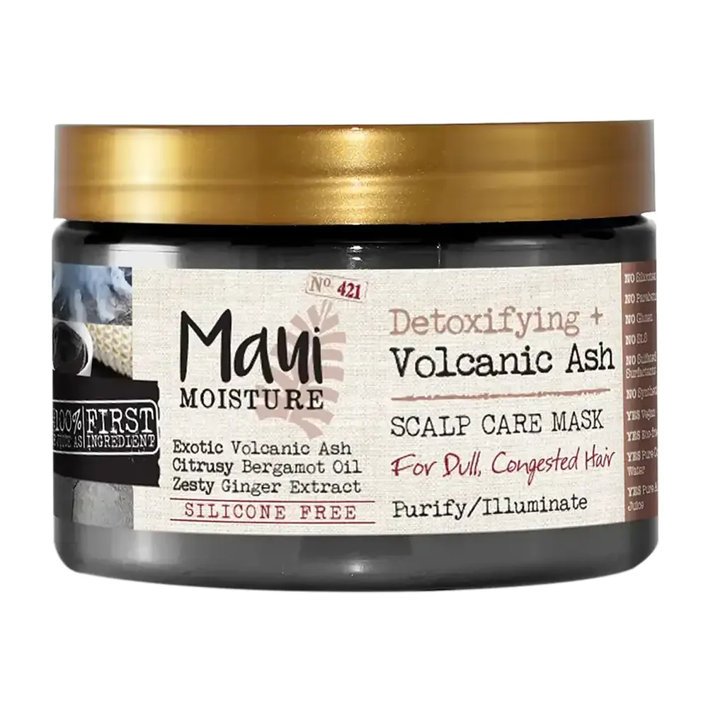Mascarilla maui capilar de 340g con extracto ceniza volcánica para desintoxicar