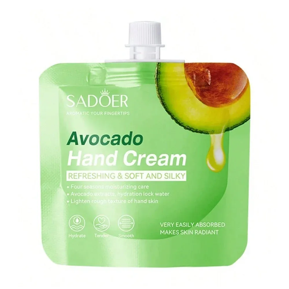 Mini crema humectante para manos con aguacate, para refrescar la piel, 30g