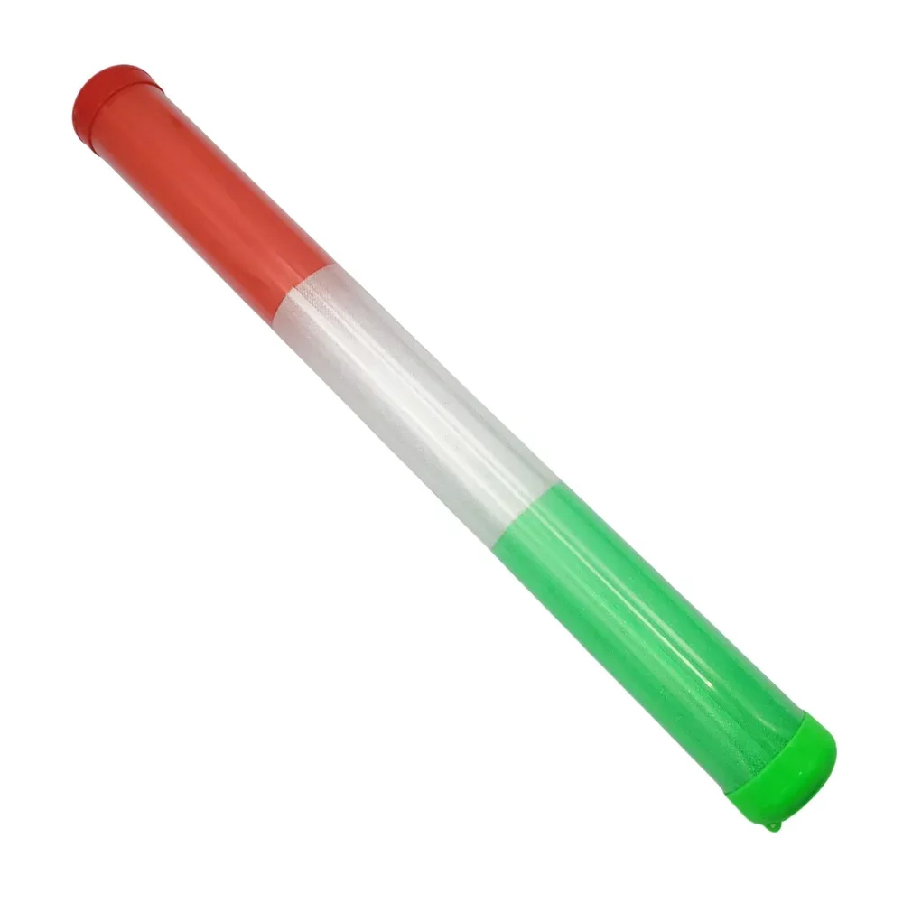 1pza vara grande tricolor con luces led, 45cm / g-07 / 007888