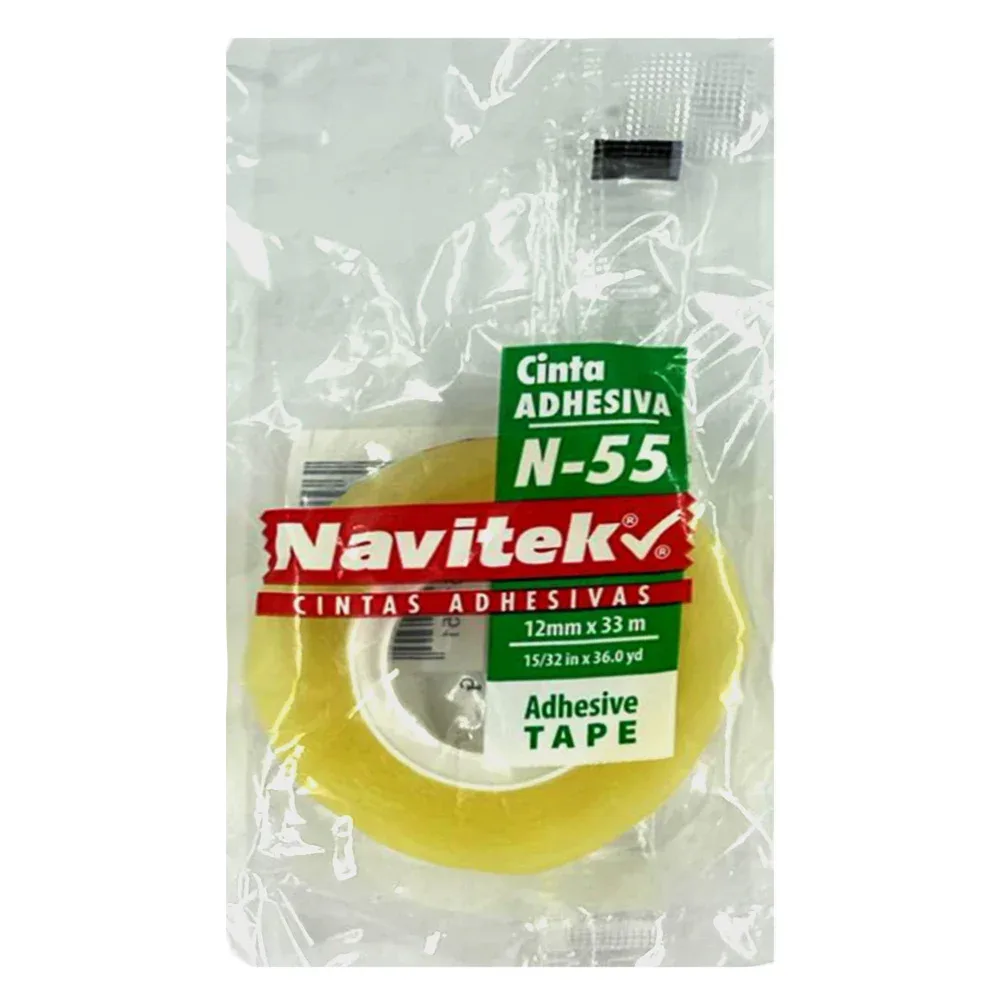 1pza Mini cinta adhesiva navitek de 12mmx33m /n-55
