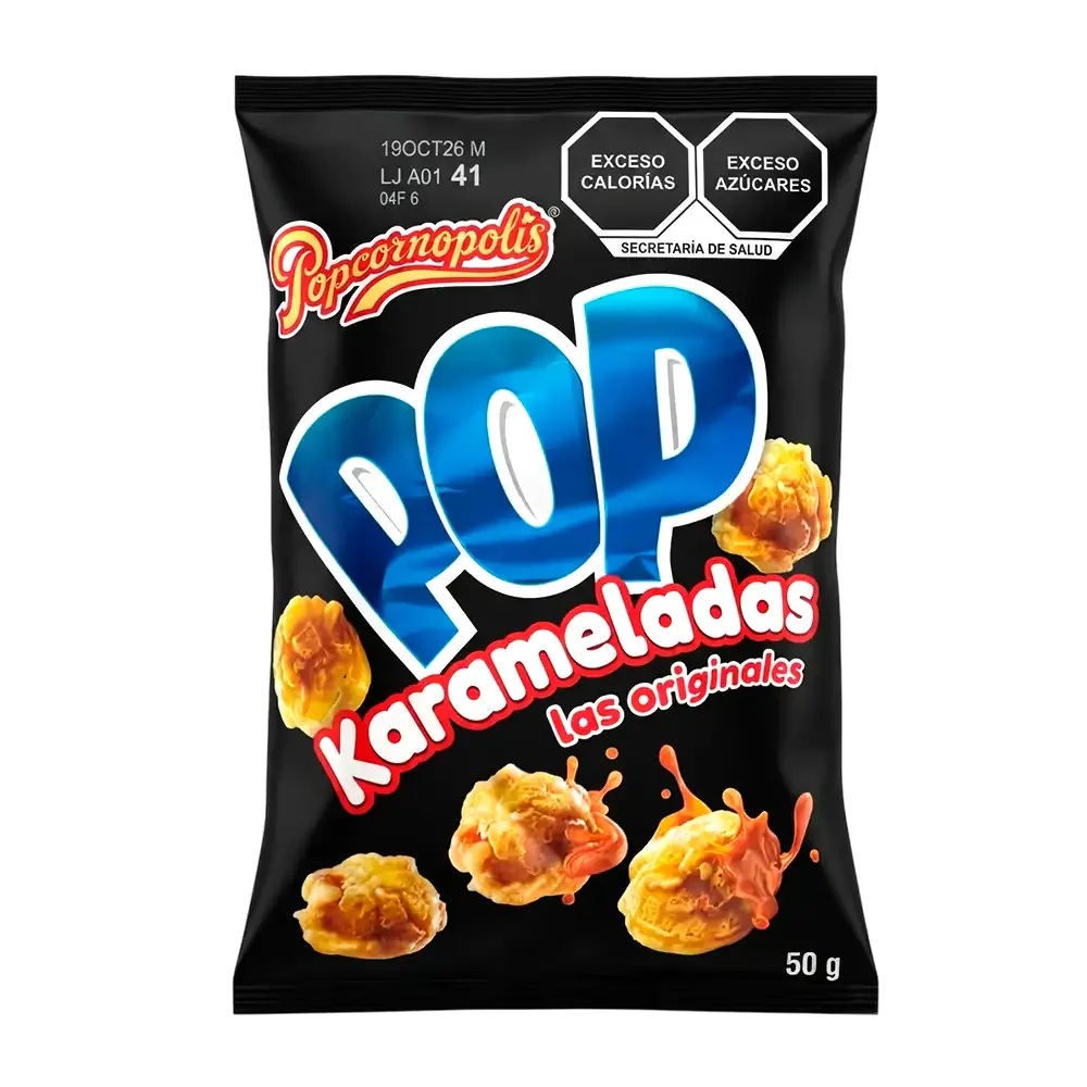 1pza Bolsa de palomitas barcel pop karameladas sabor original de 50g / 140473