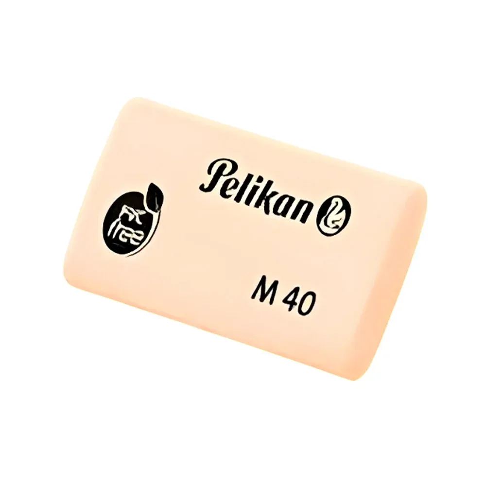 1pza goma borrador pelikan m40, pequeño, rectangular / m 40 / 06150401 / 210311