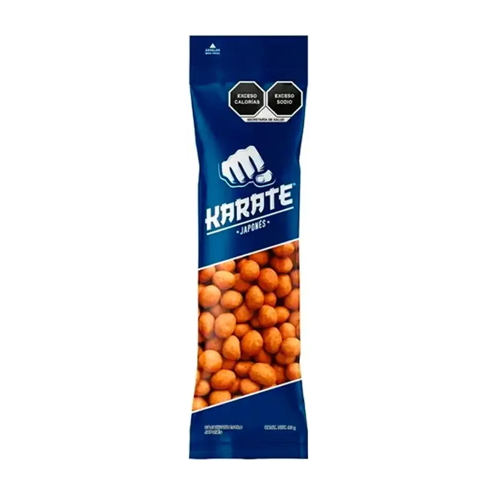 1pza bolsa de cacahuates karate japonés, 110g / 026555