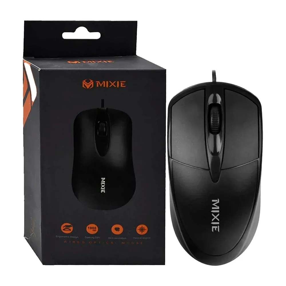 Mouse alámbrico usb mixie x2 de 1000 dpi, 500hz y aceleración de 20g / kai ping