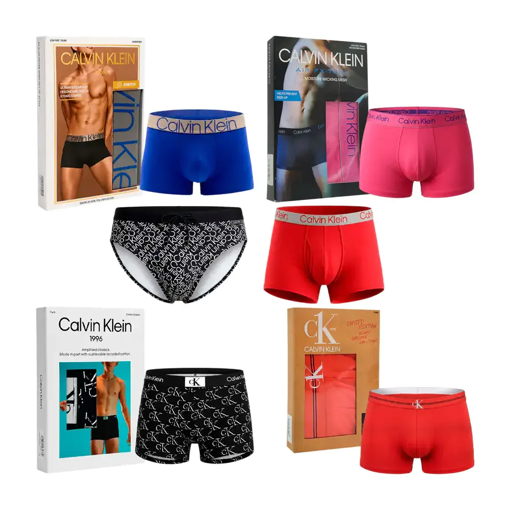 1pza Boxer original calvin klein con diseño, variedad de modelos y tallas