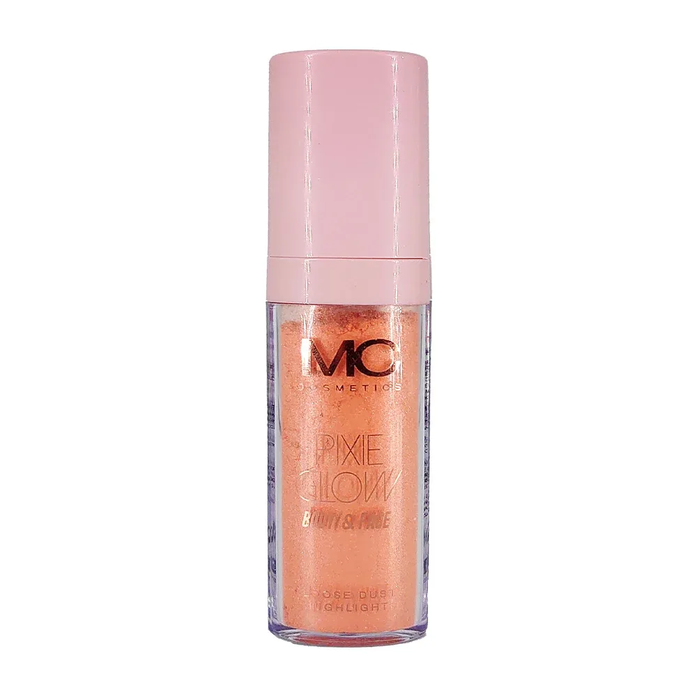 1pza Iluminador polvo de hadas mc cosmetics con aplicador de esponja para cara y cuerpo, 8gr, variedad de tonos / pixie glow / hb102296