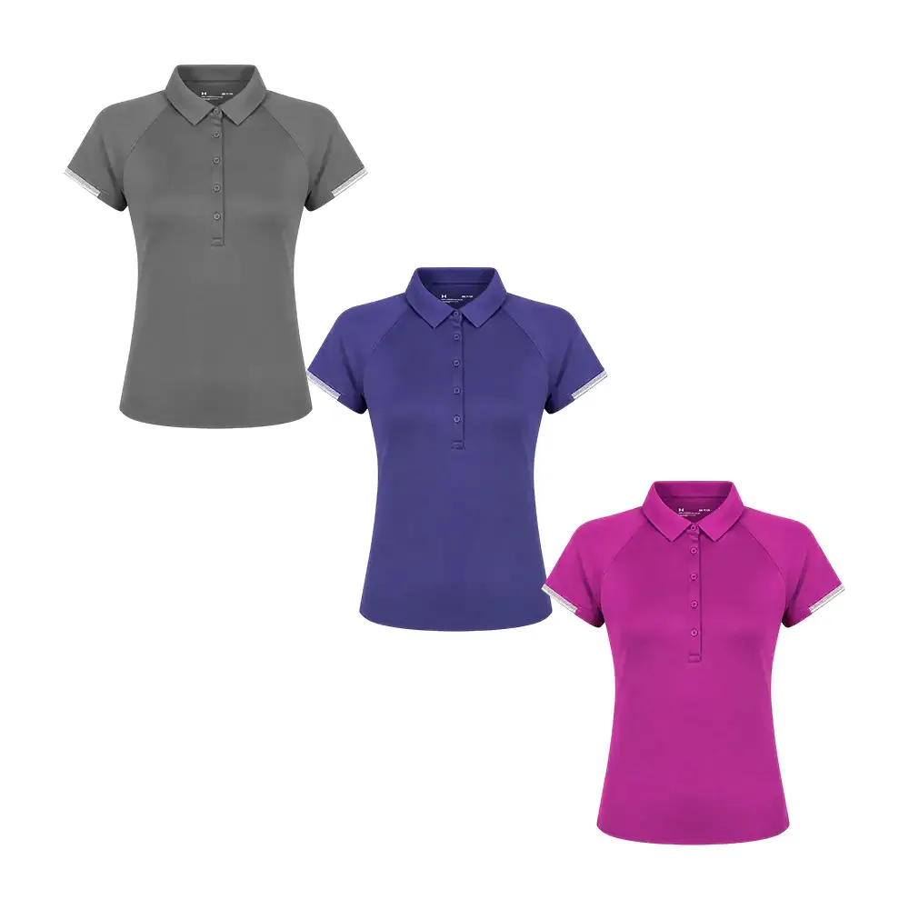 Playera tipo polo under armour original para dama, manga corta, color surtido
